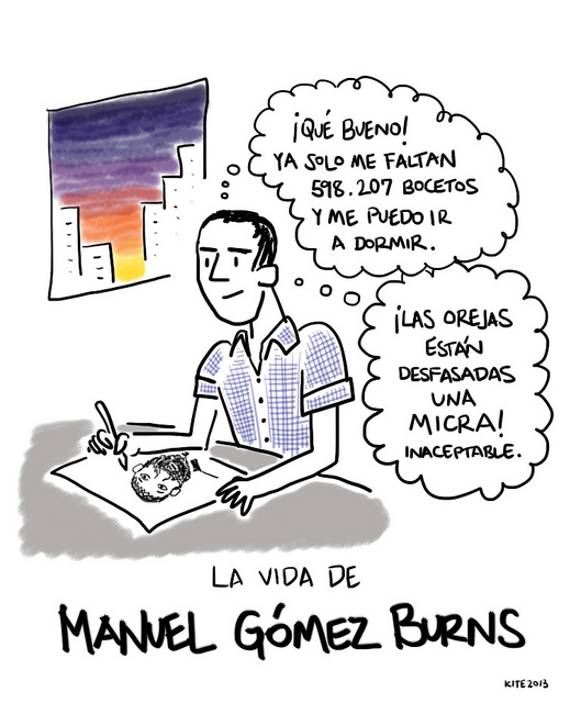 La vida de Manuel Gómez Burns